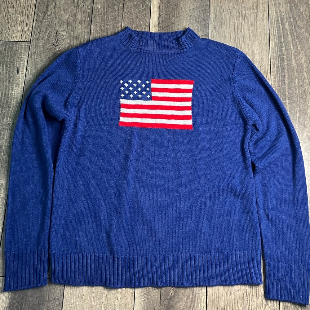 American Flag Sweater